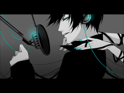 音符与发丝共舞 动漫中那些戴着耳机的黑发角色